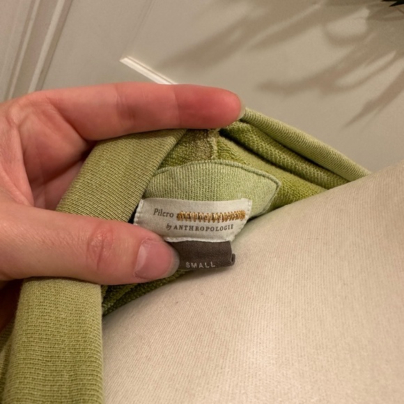 Pilcro and the Letterpress Anthropologie Off the Shoulder Pullover Sweater Tunic - Picture 4 of 5